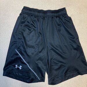 Under Armour Men's Black Athletic Basketball Shorts